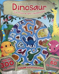 [A-02-1B] DINOSAUR - SLIKOVNICA ZA IGRU S NALJEPNICAMA