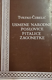 [D-19-6B] USMENE NARODNE POSLOVICE PITALICE ZAGONETKE