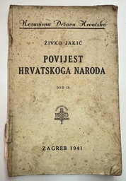 [B-11-4A] POVIJEST HRVATSKOGA NARODA DIO II.