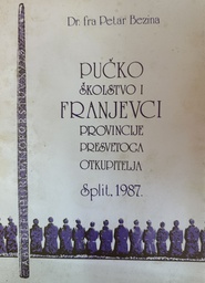 [E-03-4A] PUČKO ŠKOLSTVO I FRANJEVCI PROVINCIJE PRESVETOGA OTKUPITELJA, SPLIT 1987.